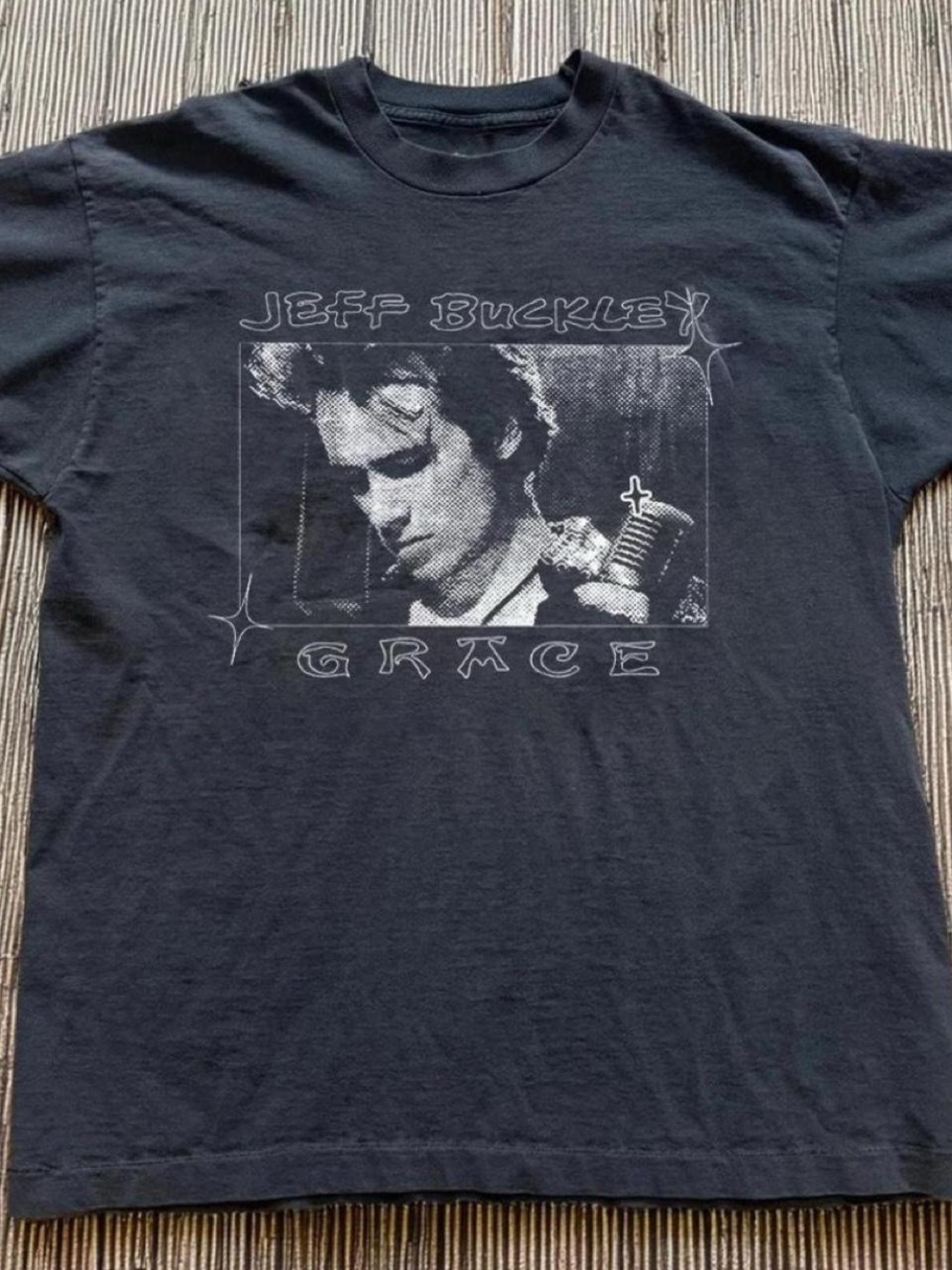 Gildan Black Jeff Buckley "Grace" Graphic Tee